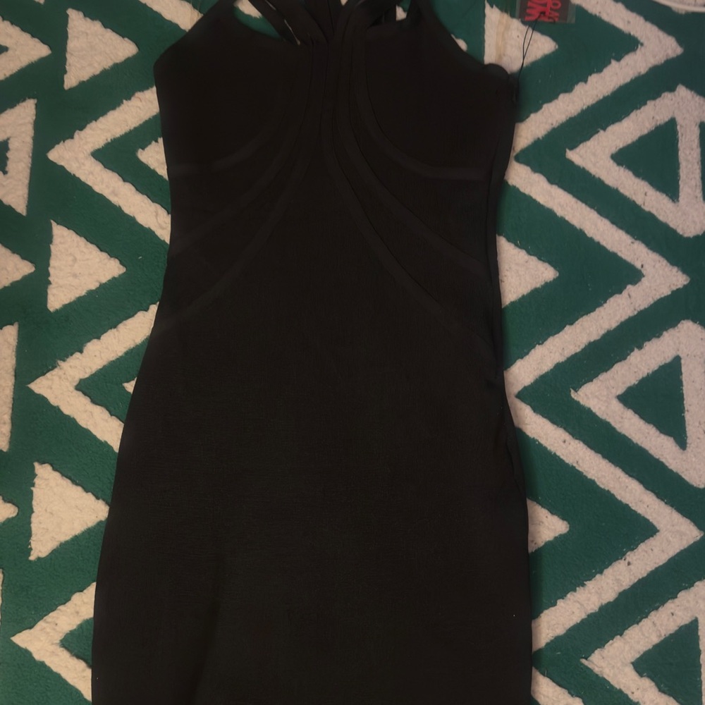 WOW Couture Elegant Black Strappy Dress